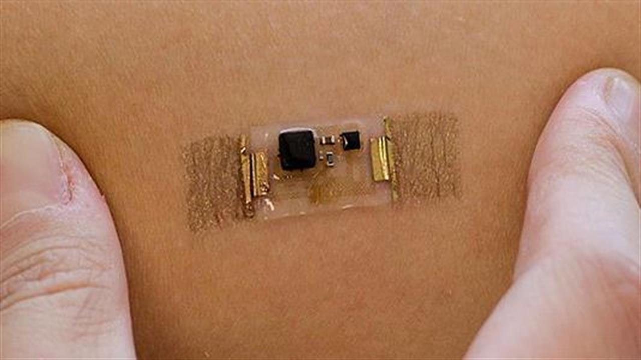 Ηλεκτρονικό αυτοκόλλητο παρακολουθεί την υγεία μας
