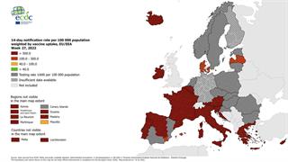 Κορωνοϊός: Η Eλλάδα βάφτηκε κόκκινη στον χάρτη του ECDC